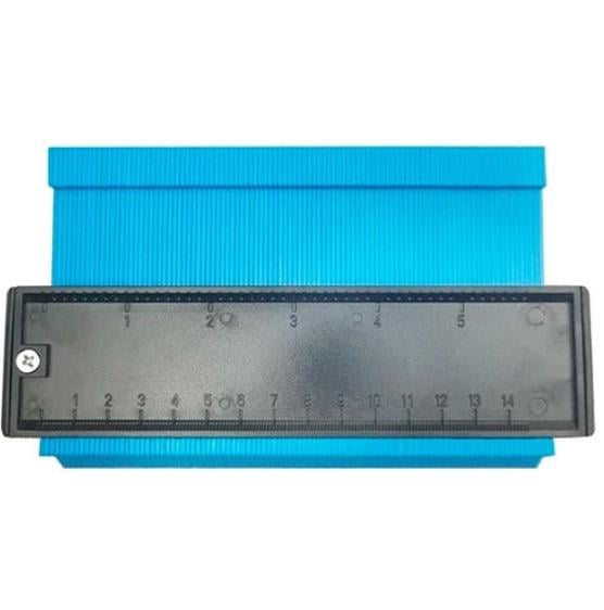 Шаблон для вимірювання обрисів для укладання ламінату 14 см Blue (313140) Шаблон для вимірювання обрисів для укладання ламінату 14 см Blue (313140)