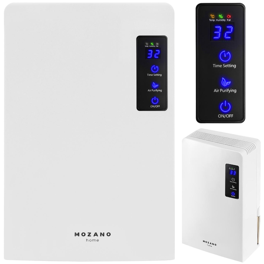 Осушувач повітряний Mozano Dry Pro 90 Вт конденсаційний бак 2 л тиха робота Білий (2326045830) - фото 8