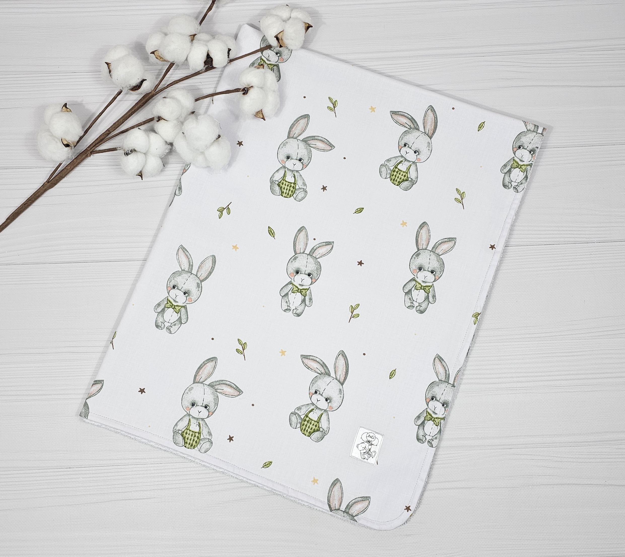 Пеленка детская a.l.babybox Зайчиковая сказка многоразовая непромокаемая 80x100 см (N 29379208)