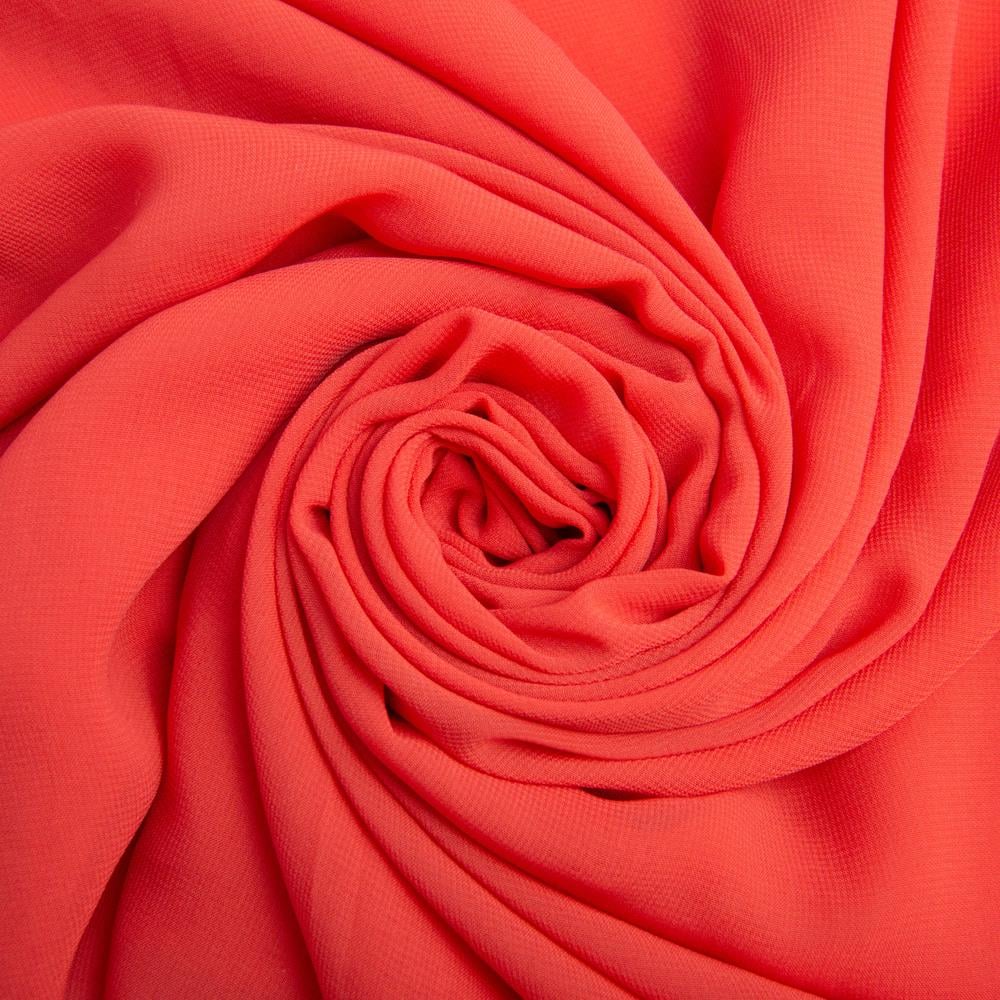 Шифон плательный Sheila Коралловый (25139)