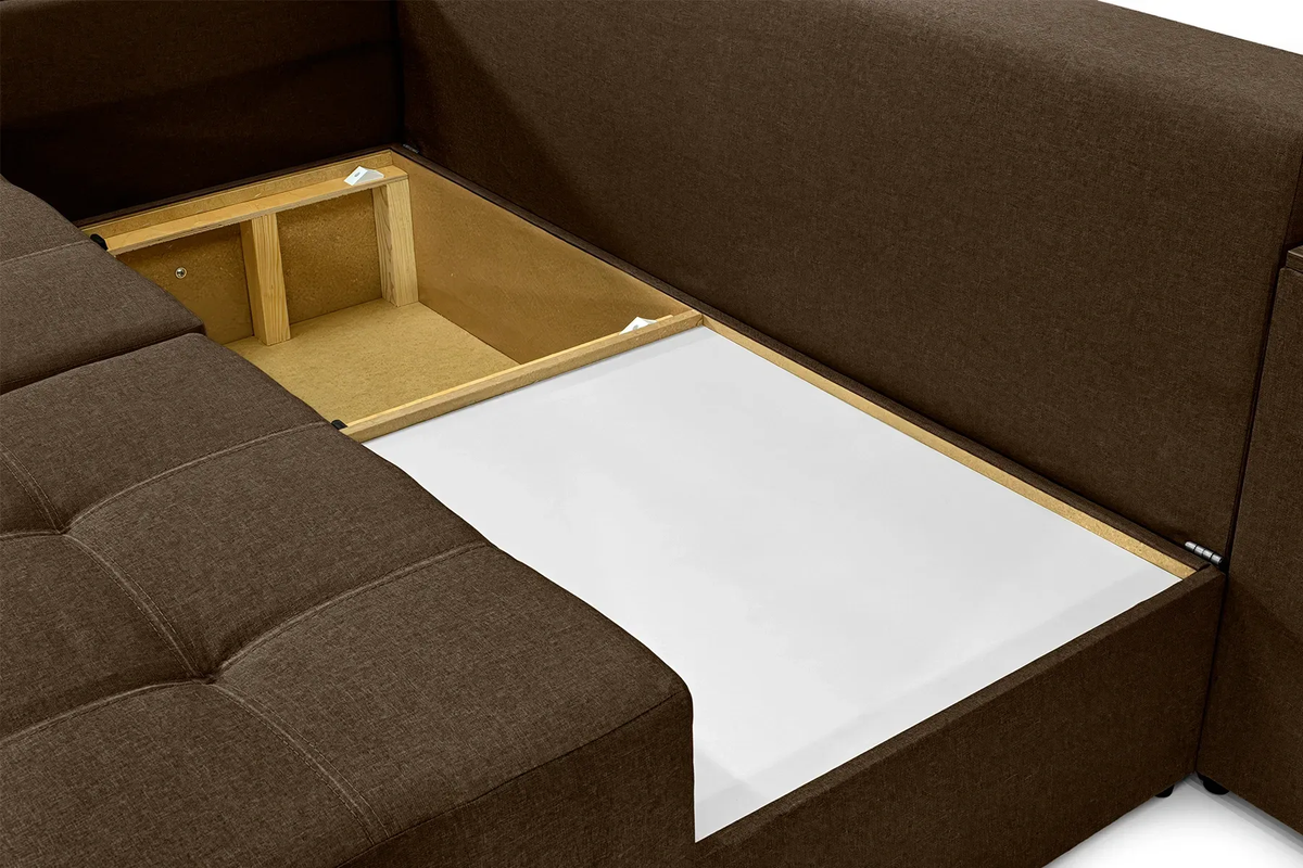 Диван кутовий Доміно 245х160 см Коричневий (29557834) - фото 7 Диван кутовий Доміно 245х160 см Коричневий (29557834) - фото 7