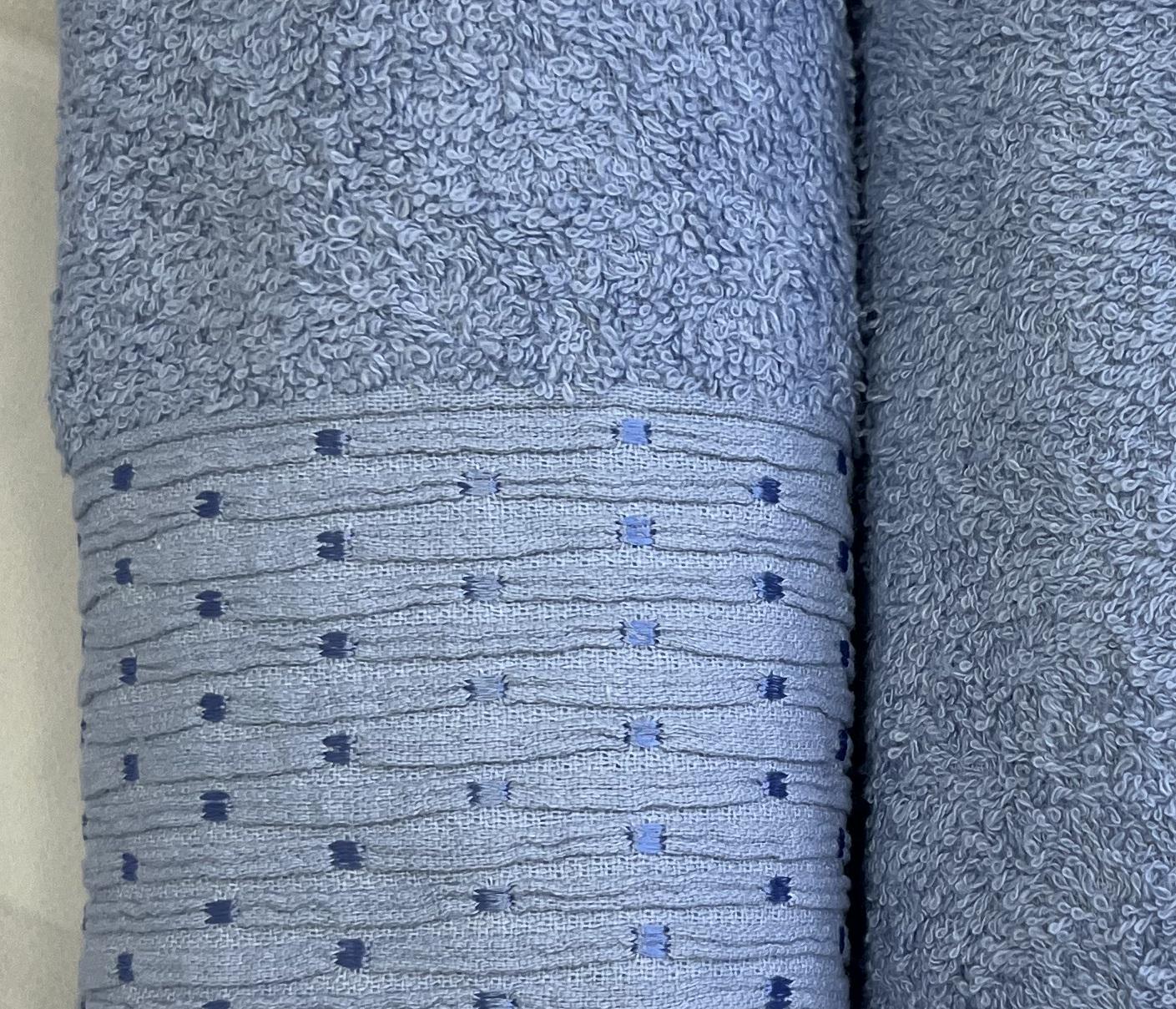 Набір рушників банне та для обличчя 70х40 см/50х90 см 2 шт. Блакитний (mame2v1nokta-mavi) - фото 2 Набір рушників банне та для обличчя 70х40 см/50х90 см 2 шт. Блакитний (mame2v1nokta-mavi) - фото 2