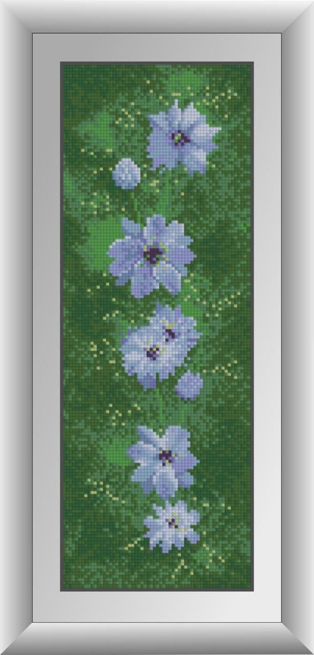 Алмазная мозаика Dream Art Васильки (панель) 15x42 см (DA.30290)