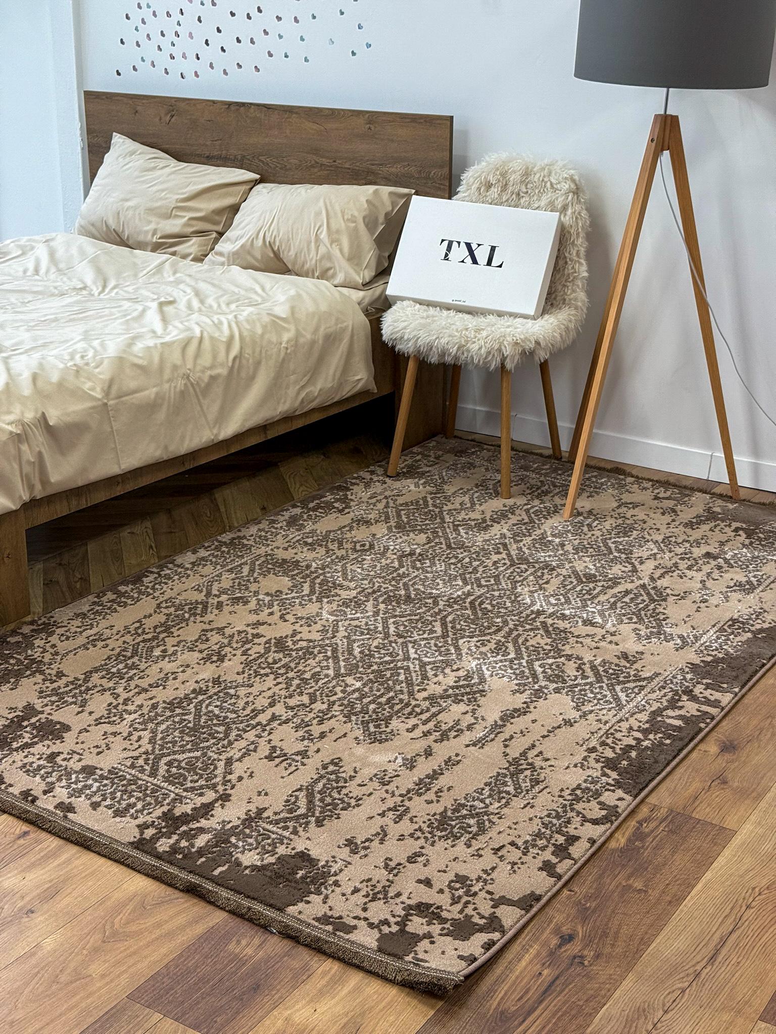 Ковер прямоугольный Винтажный 100х200 см Коричневый Ковер прямоугольный Винтажный 100х200 см Коричневый