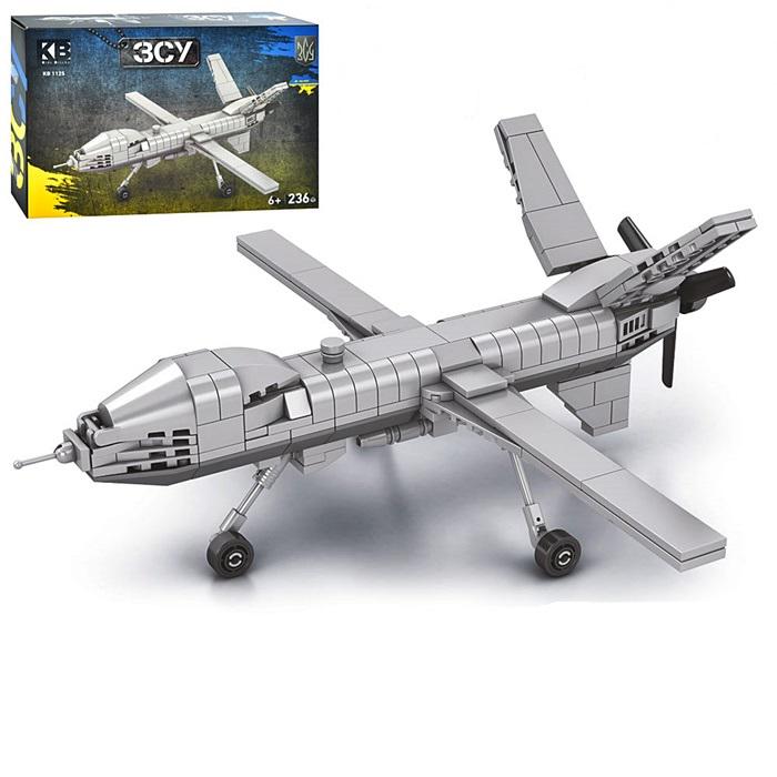 Конструктор Kids Bricks Военный беспилотник 236 детали (KB1125)