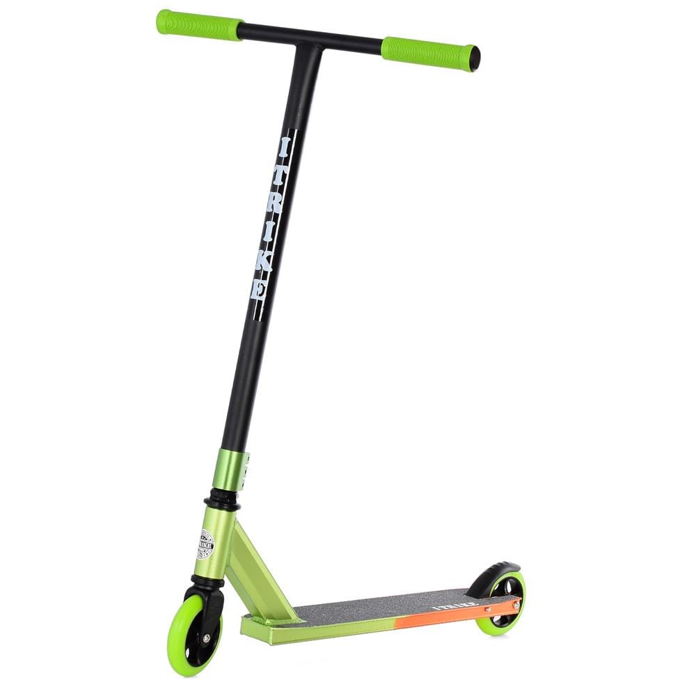 Самокат iTrike SR 2-066-5-GROR Черный/Салатовый - фото 1 Самокат iTrike SR 2-066-5-GROR Черный/Салатовый - фото 1
