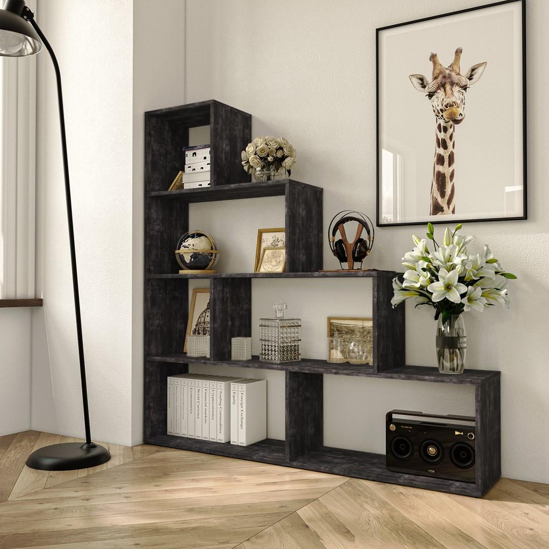 Стеллаж Moreli GT-57 1422x1427x280 мм Бетон темный Стеллаж Moreli GT-57 1422x1427x280 мм Бетон темный