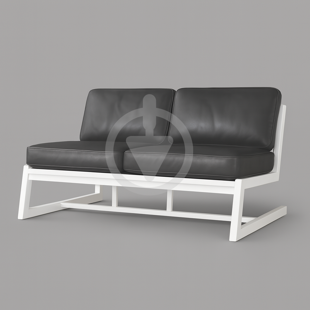 Диван металевий AVVS tech Атлас вуличний лофт екошкіра 156 см Сірий/Білий (30222936) - фото 1 Диван металевий AVVS tech Атлас вуличний лофт екошкіра 156 см Сірий/Білий (30222936) - фото 1