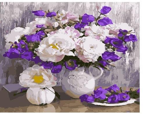 Картина по номерам Brushme GX26073 Натюрморт с колокольчиками 40x50 см (1299215187)