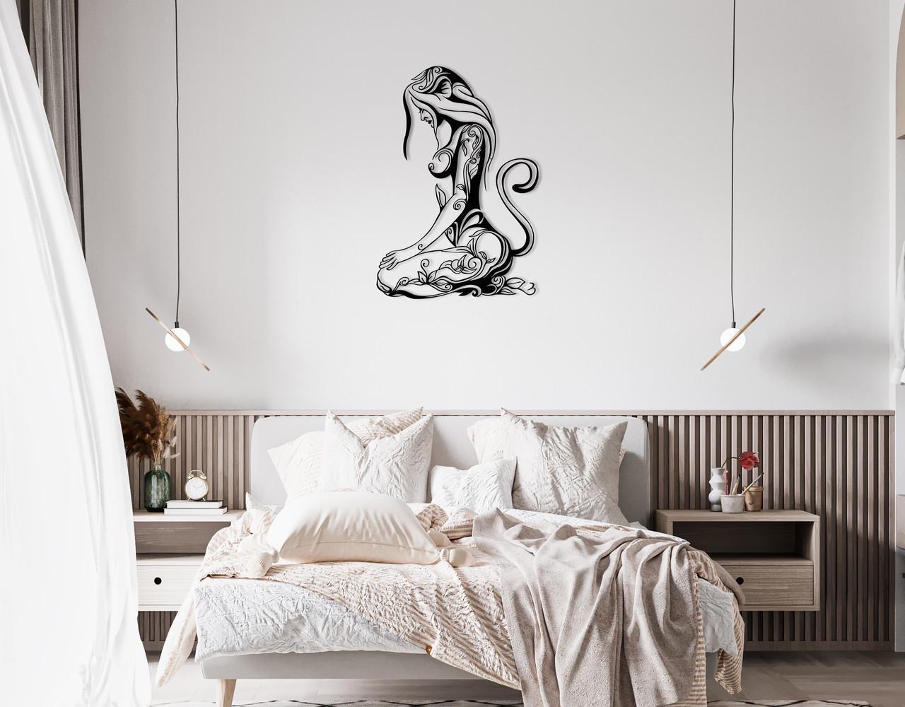 Декоративное панно на стену Upwood Decor Catwoman 72х50 см Black (1537811846)