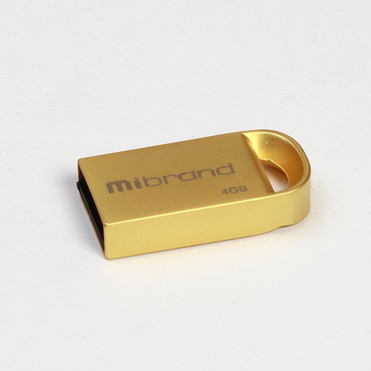 Флеш-память для ноутбука Flash Mibrand USB 2.0 Lynx 4Gb Gold (MI2.0/LY4M2G)