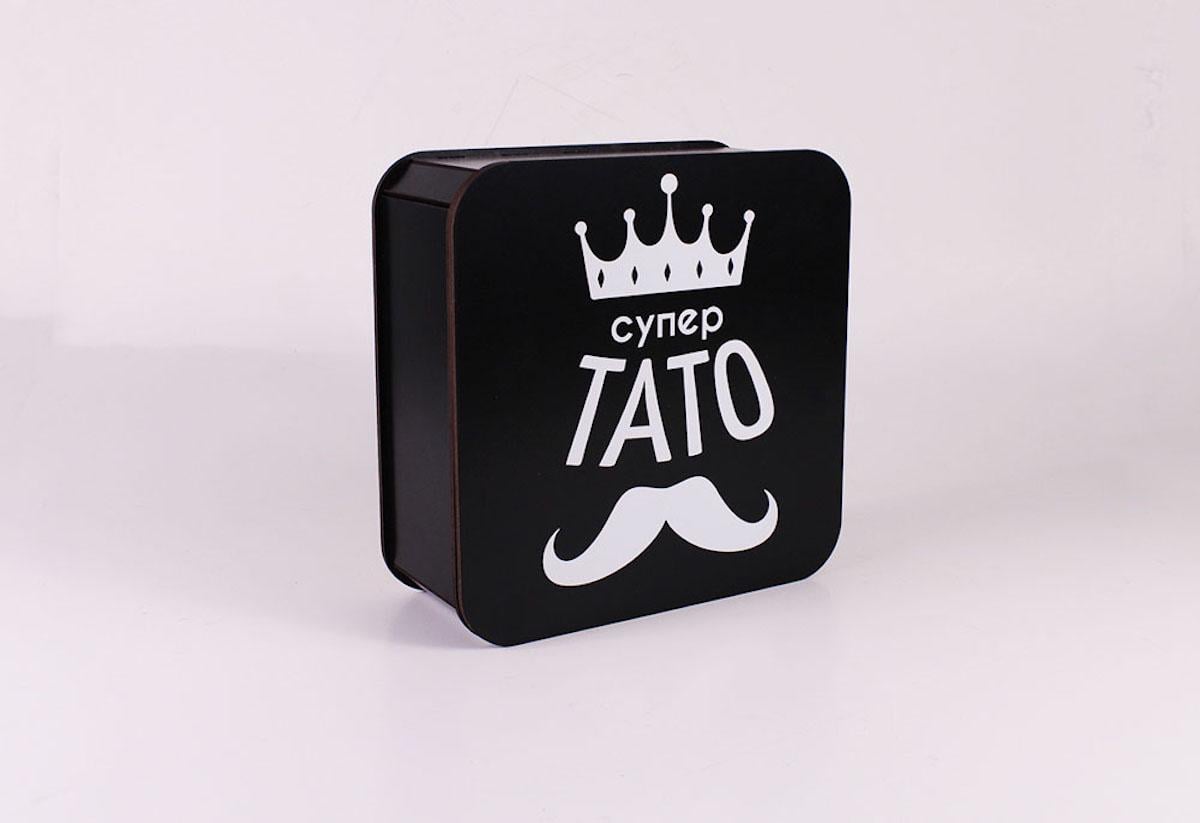 Коробка "Супер тато" маленька (3808)