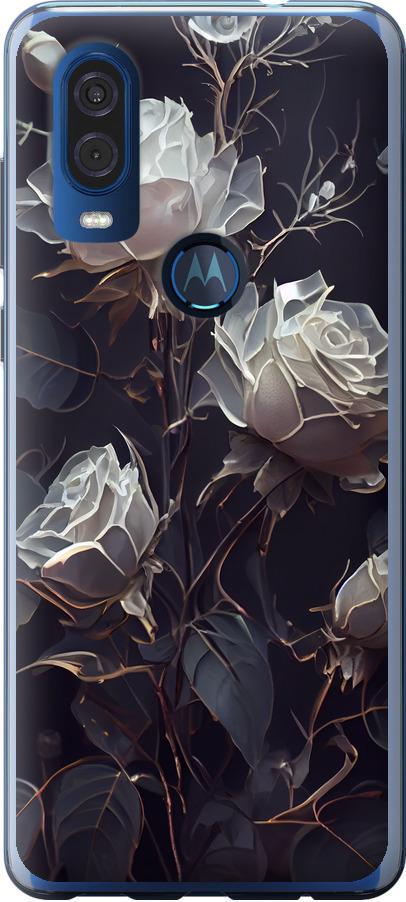 Чехол на Motorola One Vision Розы 2 (5550u-1782-42517)