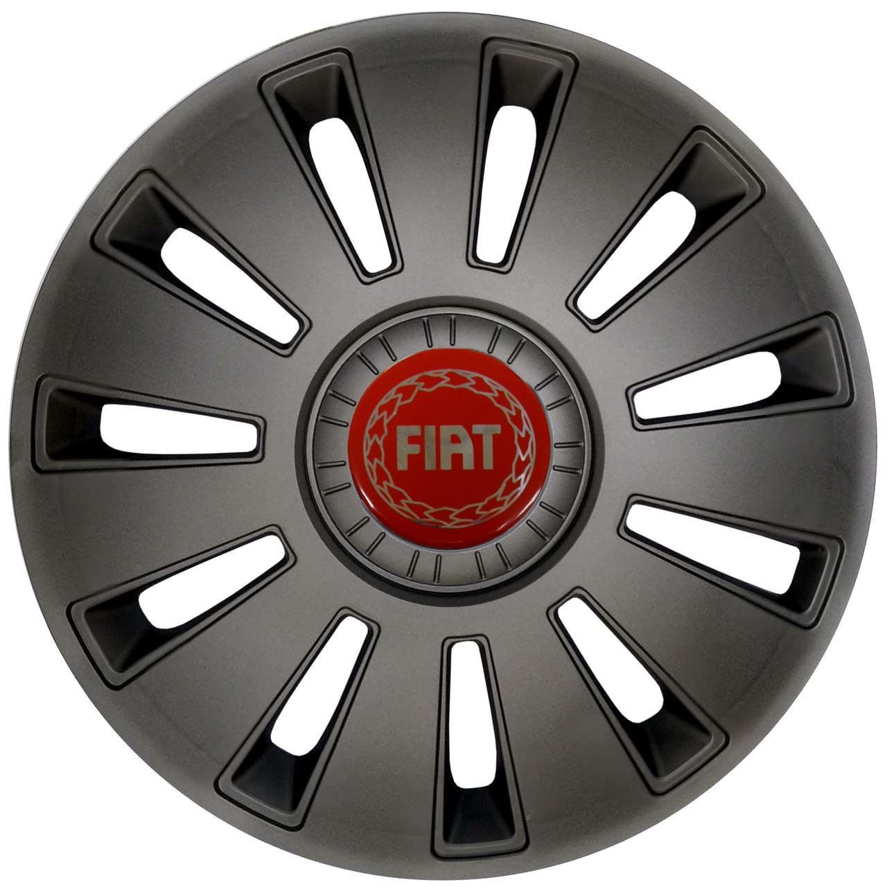 Колпаки на диски R16 Fiat 4 шт. Графитовый (r16fiat-g)
