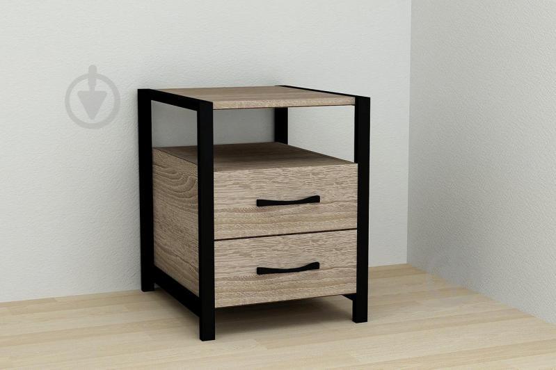 Тумба Ferrum-decor Вивьен 2/2 50x41x40 см Дуб Сонома (XK00113)