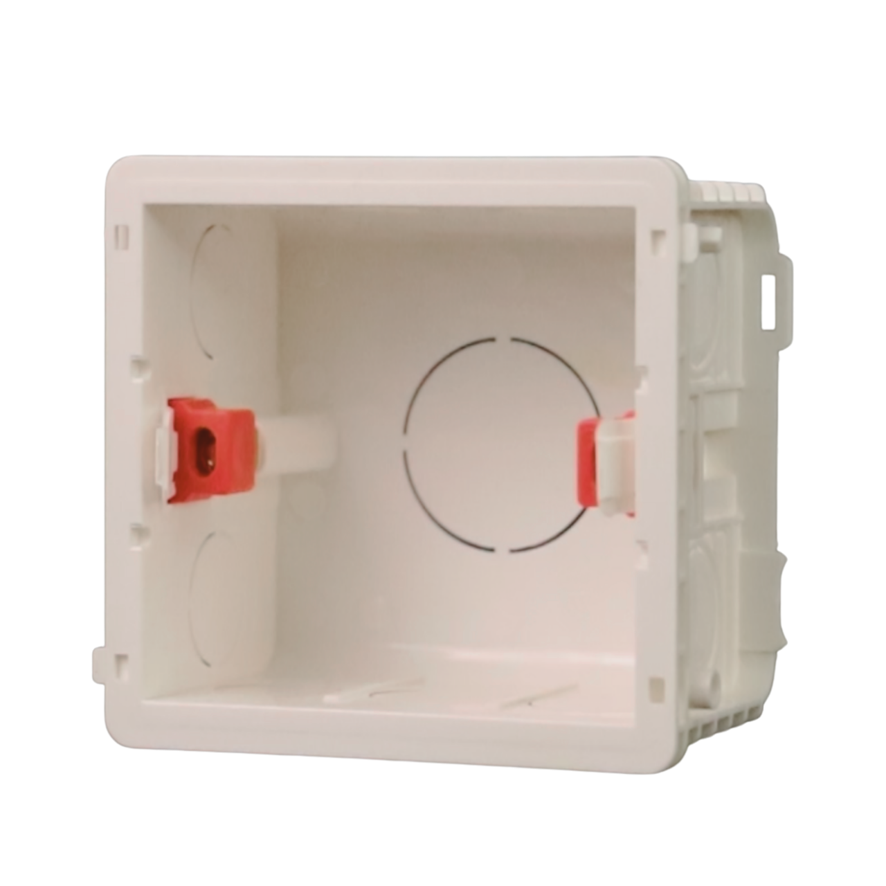 Подрозетник квадратный MERALLI внутреннего монтажа горизонтальный 200 шт. Белый (SWKMGVK02)