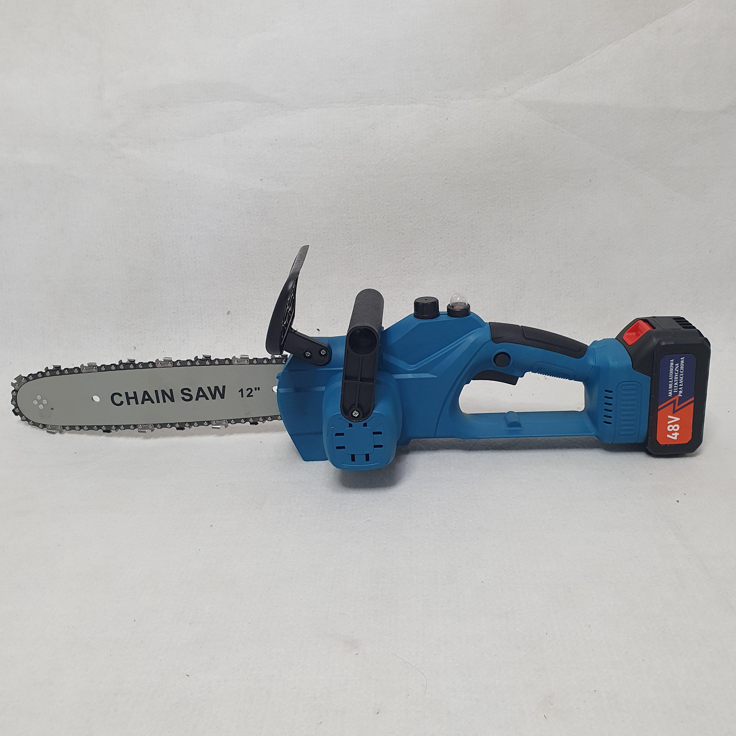 Пила аккумуляторная цепная Domotec Chain с 2 аккумуляторами 12B 48V для обрезки деревьев (Saw -FG-97) - фото 8 Пила аккумуляторная цепная Domotec Chain с 2 аккумуляторами 12B 48V для обрезки деревьев (Saw -FG-97) - фото 8