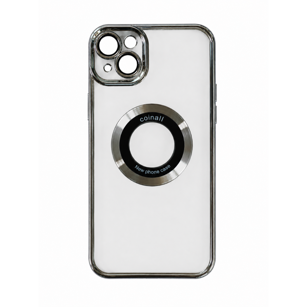 Магнитный чехол XON PhoneCase Magnetic для iPhone 14 (PCMC1114100G 68062) Серый/Прозрачный