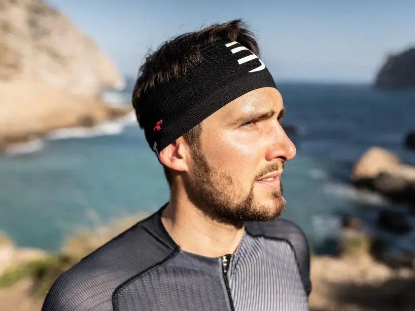 Пов'язка на голову Compressport Headband On/Off Black - фото 3