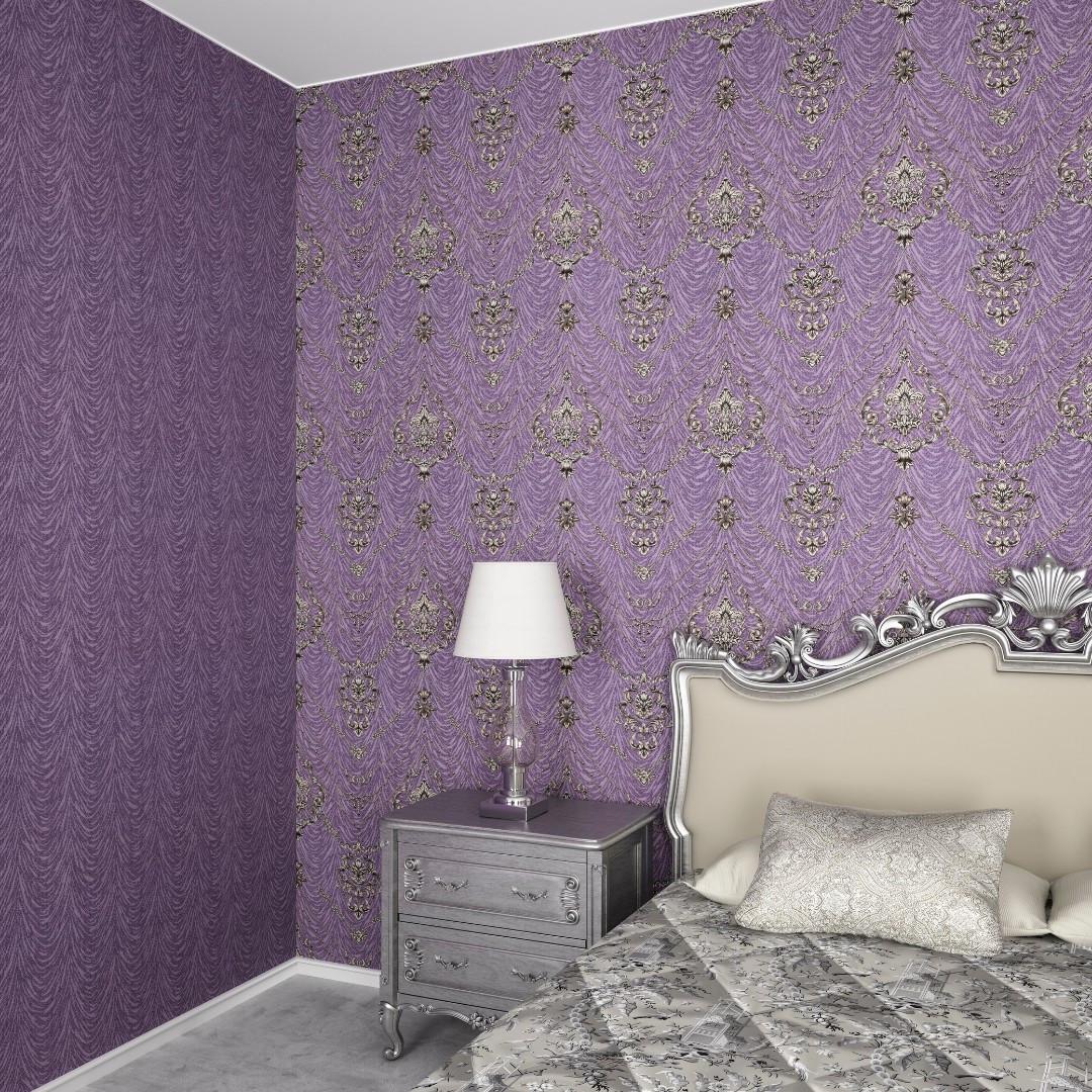 Обои универсальные LS 10,05х1,06 м Фиолетово-малиново-кофейный (1416/6) - фото 5 Обои универсальные LS 10,05х1,06 м Фиолетово-малиново-кофейный (1416/6) - фото 5