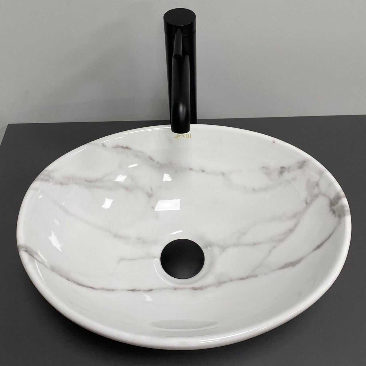 Умывальник VBI PARMA накладной Calcatta glossy (2958592021)