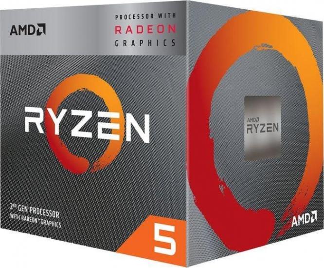 Центральний процесор AMD Ryzen 5 3400G 4C/8T 3.7/4.2GHz Boost 4Mb Radeon RX Vega 11 GPU Picasso AM4 65W Box