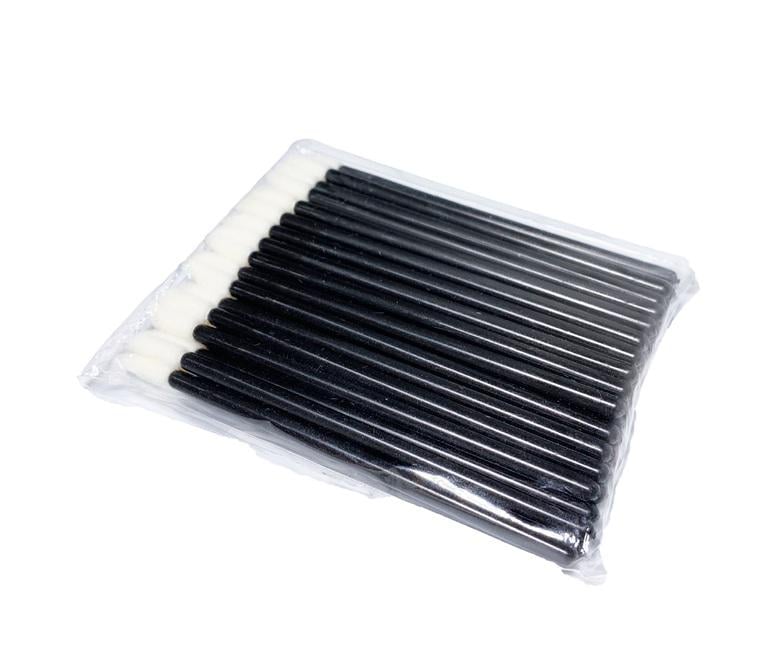 Набір макробрашів для вій та брів 50 шт. Чорний (29461)