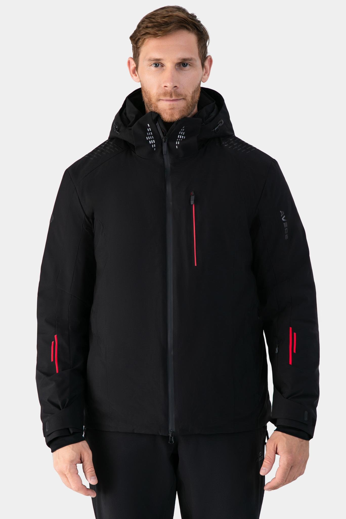 Куртка горнолыжная Avecs 70497/1 3XL Черный - фото 2 Куртка горнолыжная Avecs 70497/1 3XL Черный - фото 2