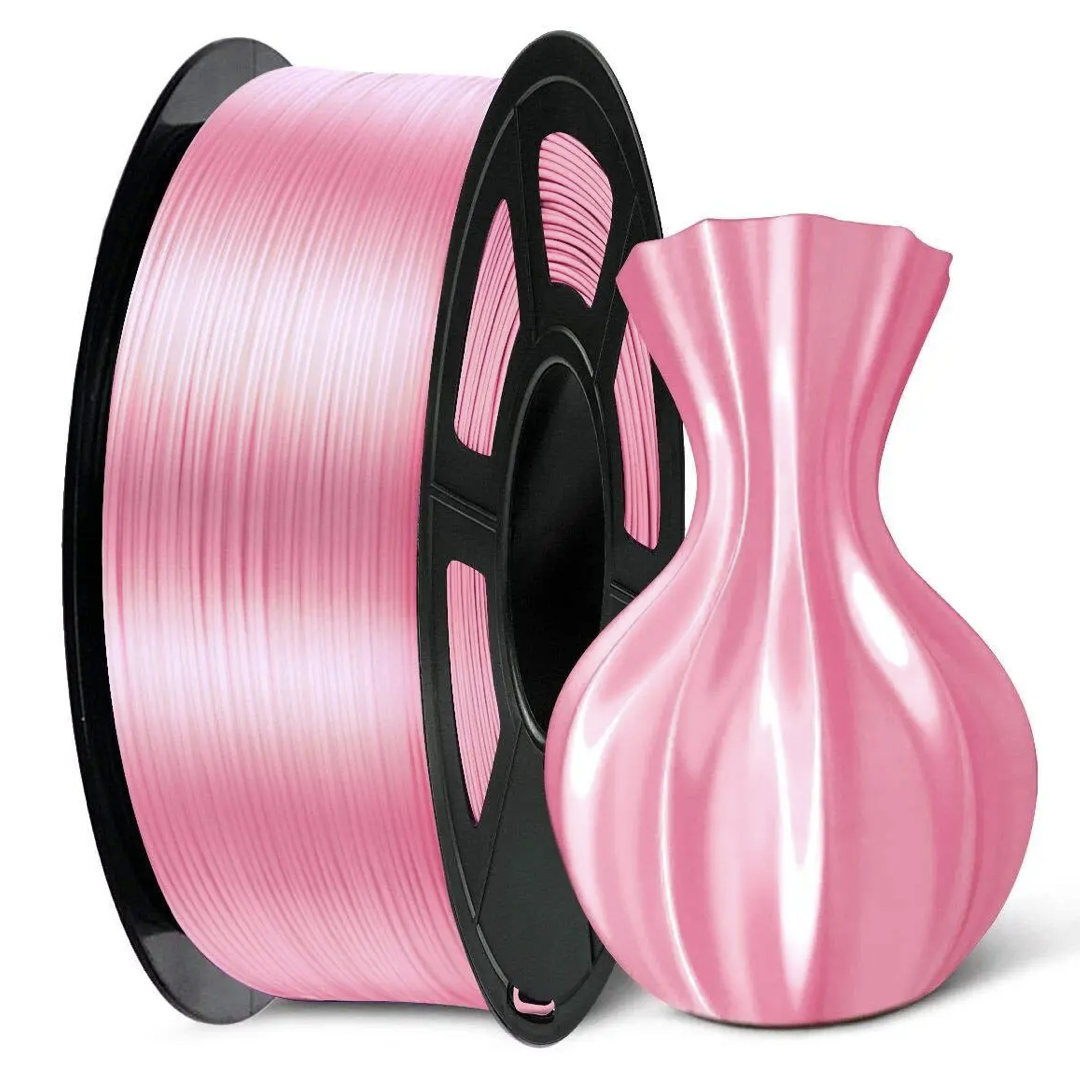 Пластик для 3D-друку SUNLU Silk PLA+ 1,75 мм 1 кг Pink (04740811Z)