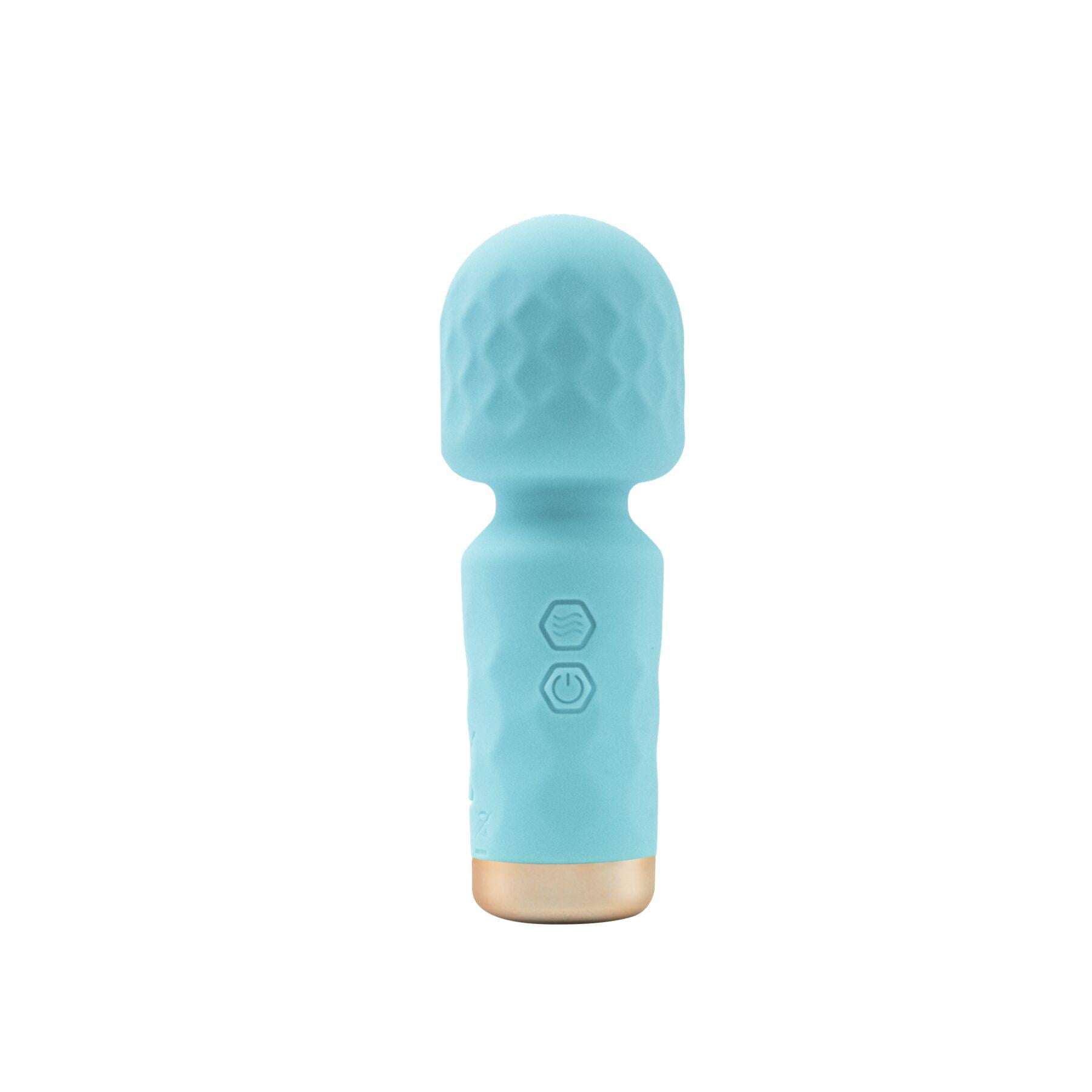 Вібромасажер BMS Factory M Lady Mini Vibrating Wand Teal (SX3146)