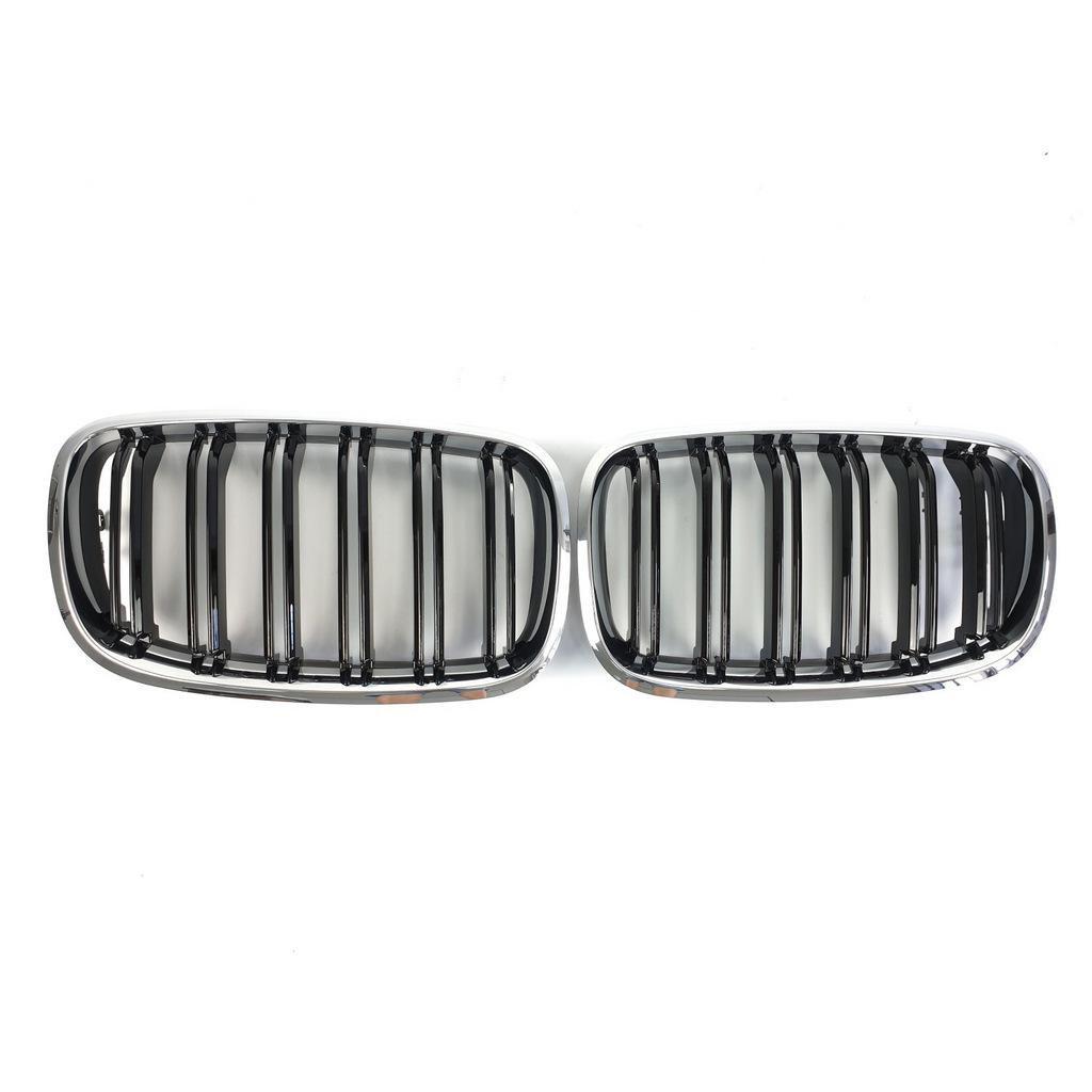 Решетка радиатора GBT для BMW X5 M-Look E-70 2007-2013 гг. пластик Черный (27669603)