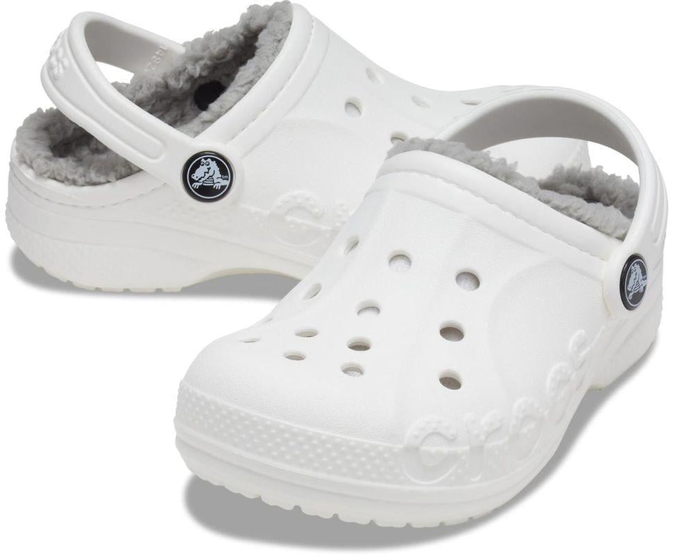 Сабо жіночі утеплені Crocs Baya Lined Clog р. 39-40 Білий (16367)
