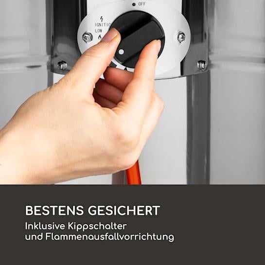 Газовый обогреватель Blumfeldt Heatwave 10 кВт 728 г/час (10035957) - фото 4 Газовый обогреватель Blumfeldt Heatwave 10 кВт 728 г/час (10035957) - фото 4