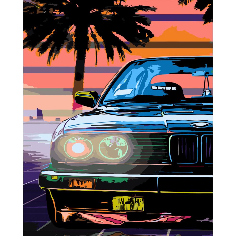 Картина за номерами Strateg Преміум Арт BMV 40х50 см (GS508)