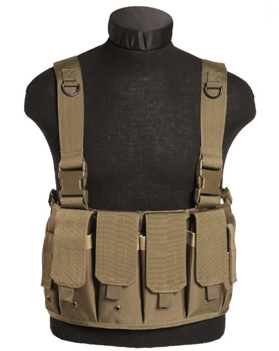 Жилет разгрузочный нагрудный Mil Tec 6 подсумков Койот (13532005)