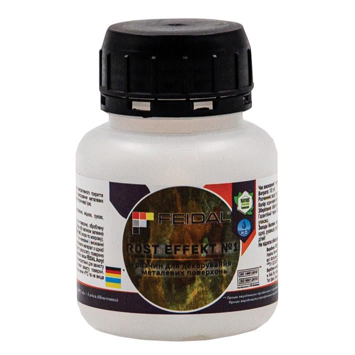 Розчин Rost Effekt Feidal №1 для створення іржі та ефекту корозії на металі 0,1 л