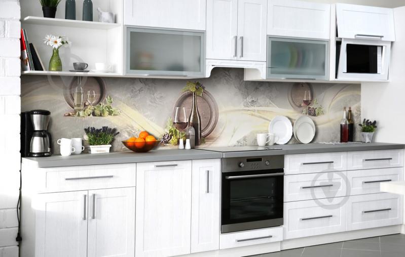 Скинали на кухню Zatarga «Мадейра» 600х2500 мм вінілова 3Д наклейка кухонний фартух самоклеюча