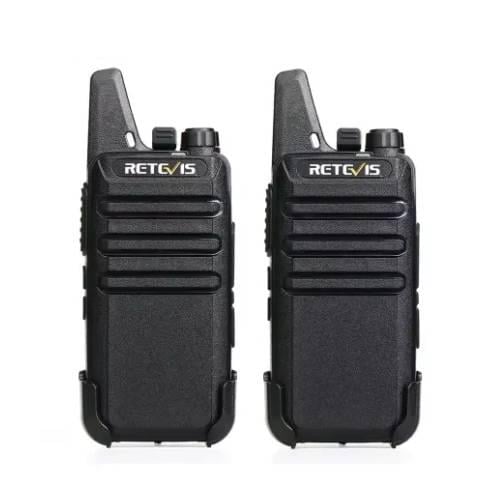 Рации для связи Retevis RT622 PMR446 с 2 аккумуляторами портативные VOX 16 каналов 2 шт. (3027512819)