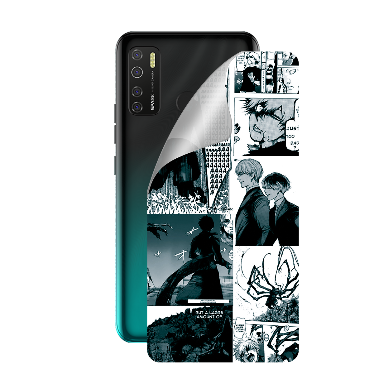 Поліуретанова плівка для Tecno Spark 5 Pro серії Print Armor