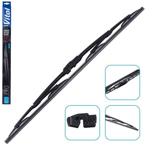 Щітка склоочисника каркасна Vitol EXO 21" 530 мм (VK-21530) - фото 2 Щітка склоочисника каркасна Vitol EXO 21" 530 мм (VK-21530) - фото 2