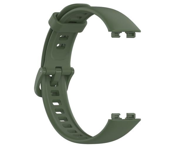 Ремінець Silicone для смарт-годинника Huawei Band 9 Темно-зелений