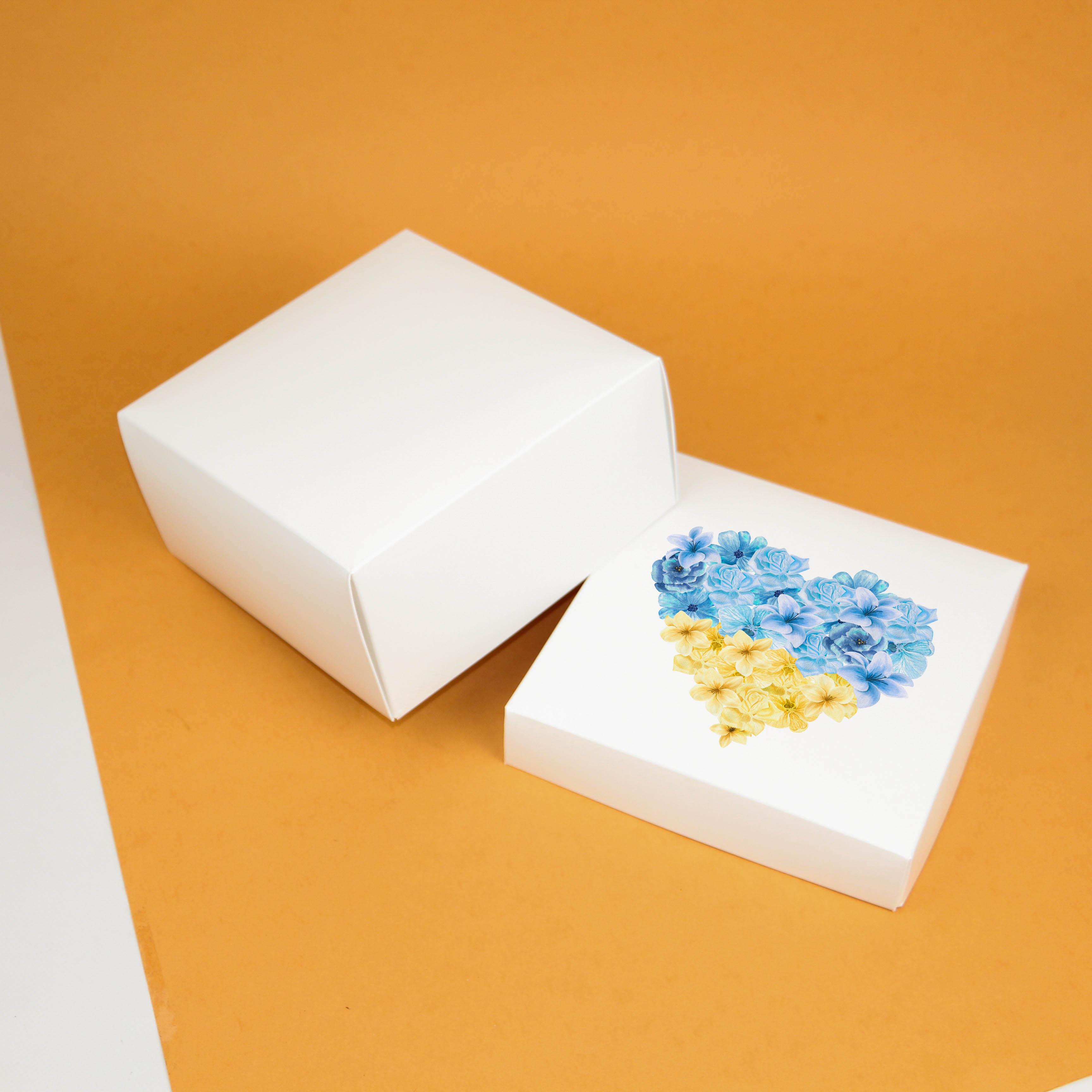 Коробка подарочная с Украиной в Сердце 195х195х97 мм 5 шт. - фото 2 Коробка подарочная с Украиной в Сердце 195х195х97 мм 5 шт. - фото 2