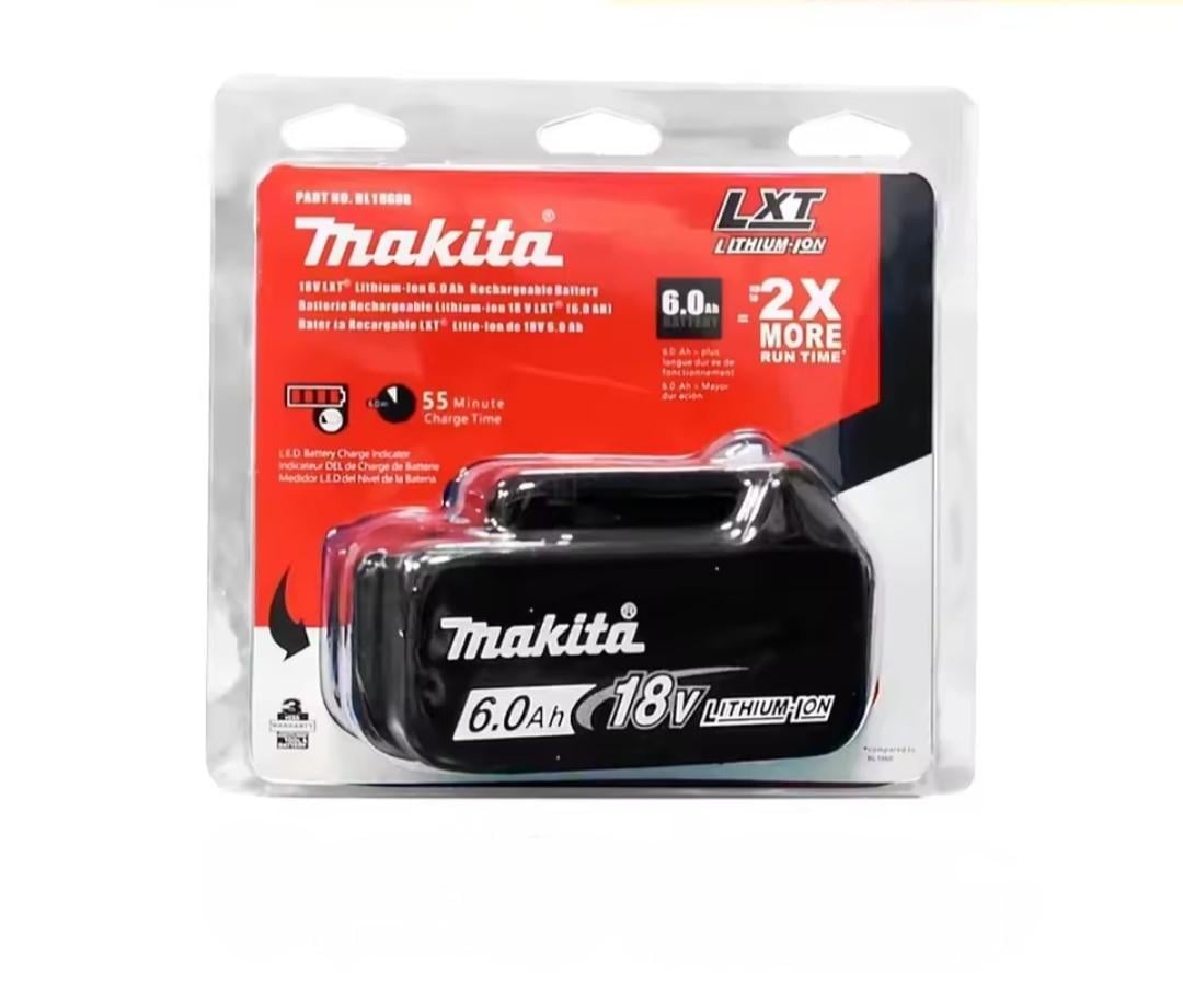 Акумулятор Makita 18В LXT BL1860B 60 Ah батарея для електроінструменту