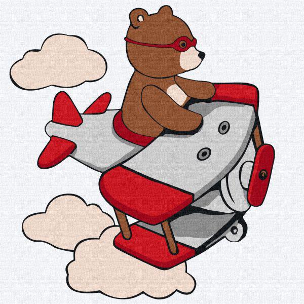 Картина по номерам Идейка Путешествуя по небу 25х25 см (Id-KHO6133)