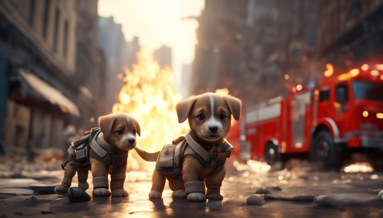 Пазл дерев'яний класичний Цуценята рятівники А1 картонна коробка 500+ ел. (Dem76-KART-А1-Class)