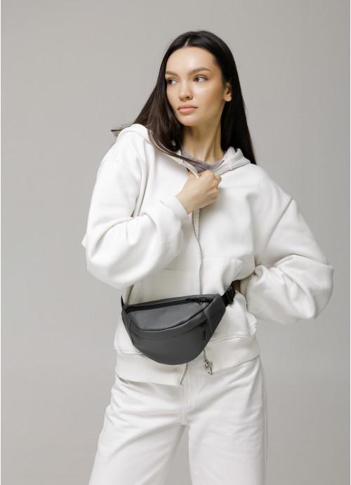 Поясная женская сумка Sambag экокожа/водостойкая Графитовый (2618897947) - фото 6 Поясная женская сумка Sambag экокожа/водостойкая Графитовый (2618897947) - фото 6