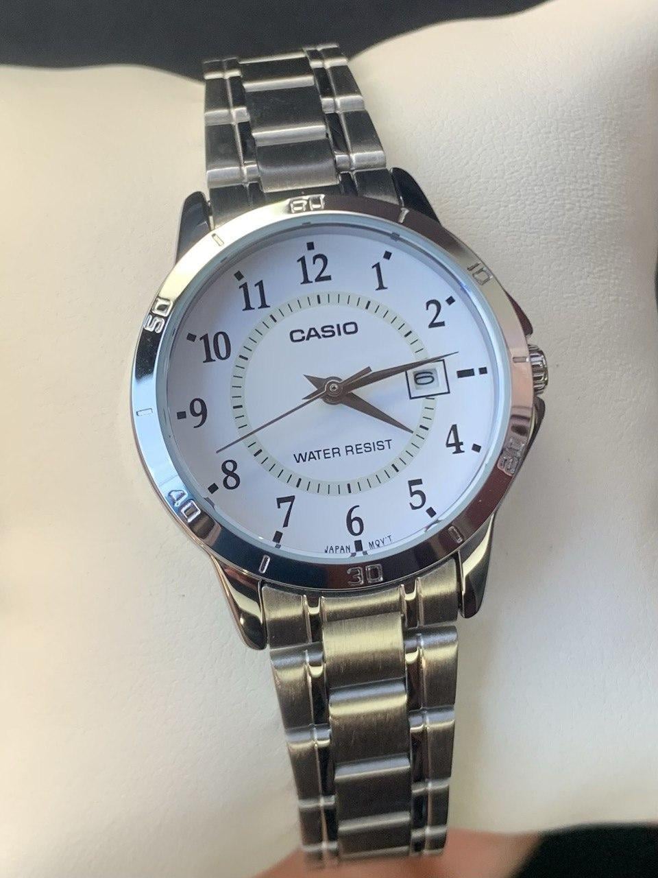 Наручные часы женские Casio LTP-V004D-7B Lady Timeless Collection Белый (2895617700)