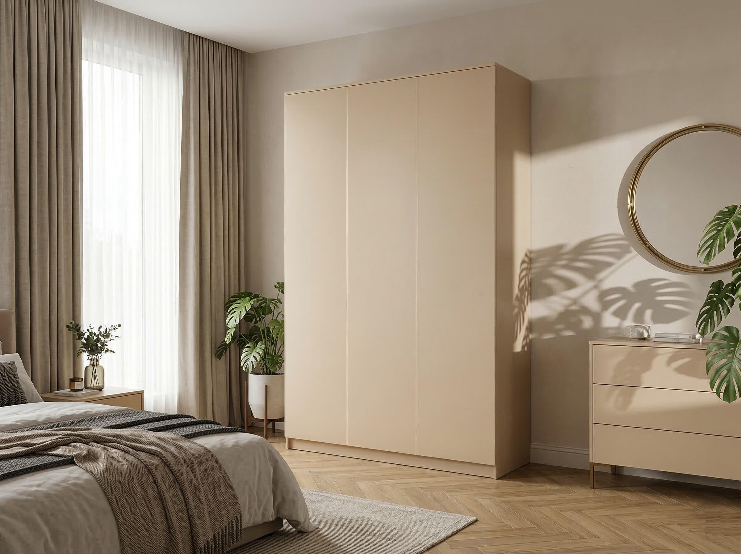 Шкаф для одежды распашной Erly MK/MK с полками и штангой Мокко (32898879) Шкаф для одежды распашной Erly MK/MK с полками и штангой Мокко (32898879)