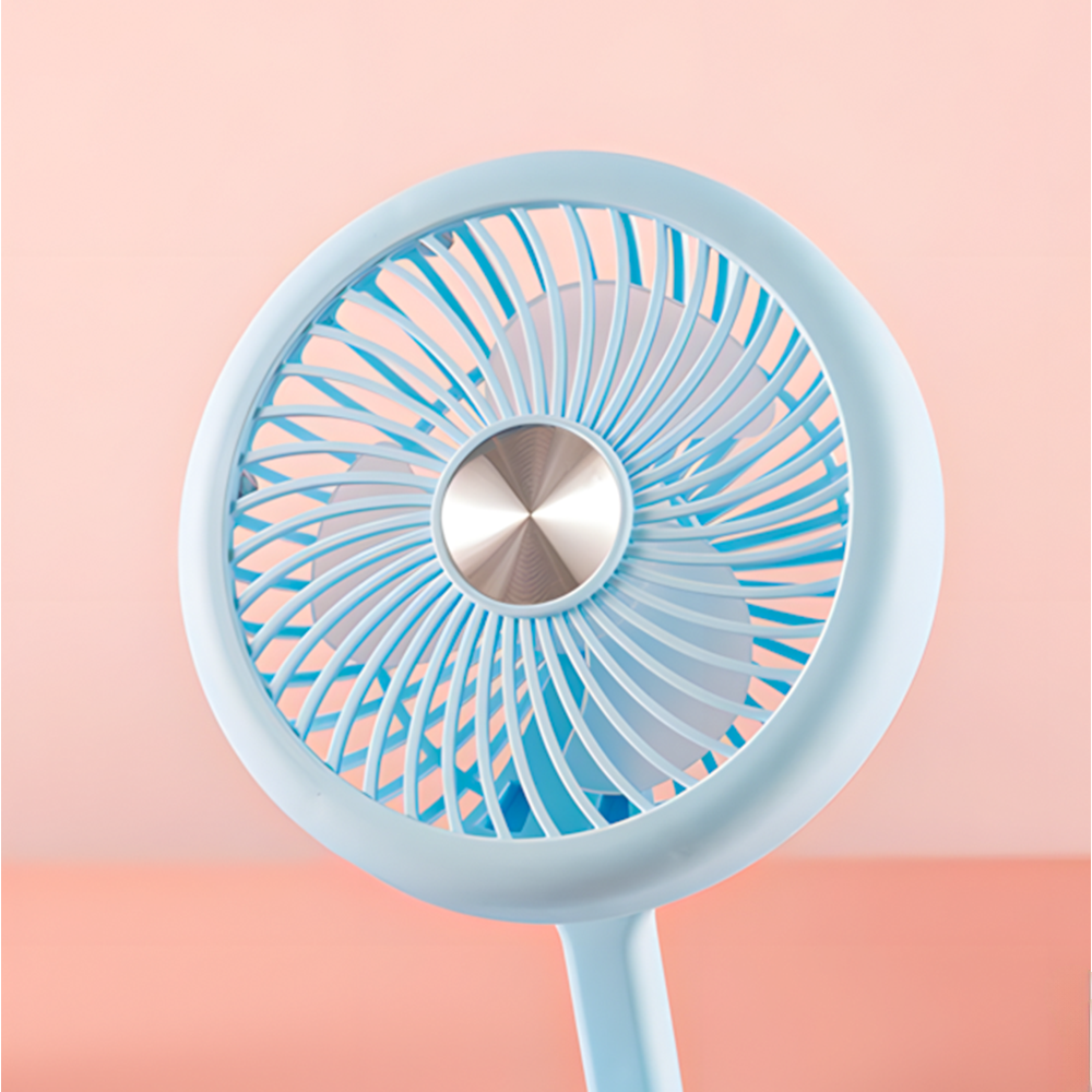 Вентилятор портативный настольный на аккумуляторе 400 мАч USB 2 режима держатель для телефона Голубой (27432468) - фото 8 Вентилятор портативный настольный на аккумуляторе 400 мАч USB 2 режима держатель для телефона Голубой (27432468) - фото 8
