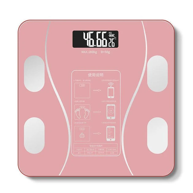 Весы напольные электронные Domotec Bluetooth A-8003 с приложением на телефон до 180 кг Розовый (8003) Весы напольные электронные Domotec Bluetooth A-8003 с приложением на телефон до 180 кг Розовый (8003)